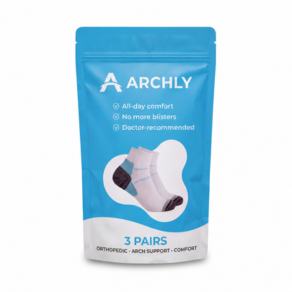 6 Pairs of Archly Ankle Compression Socks